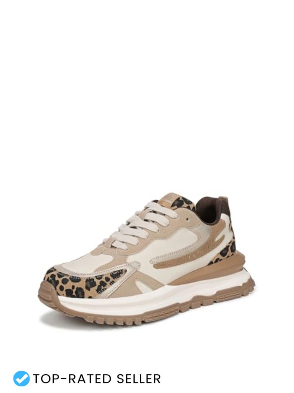 Women's Vegan Lace Up Platform Sneaker | Chunky Wedge Casual Walking Shoe